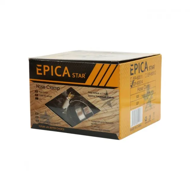 ΣΦΙΓΚΤΗΡΕΣ ΣΩΛΗΝΩΝ 16-27mm 100ΤΜΧ EPICA STAR EP-60512 2