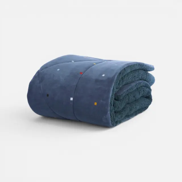 Κουβερτοπάπλωμα Παιδικό Μονό Dots Blue 160x220 Nef Nef Homeware, ΥΦ:100% ΠΟΛ-ΓΕΜΙΣΜΑ:100% ΠΟΛ.-ΠΙΣΩ:ΓΟΥΝΑ - BLUE (040955)