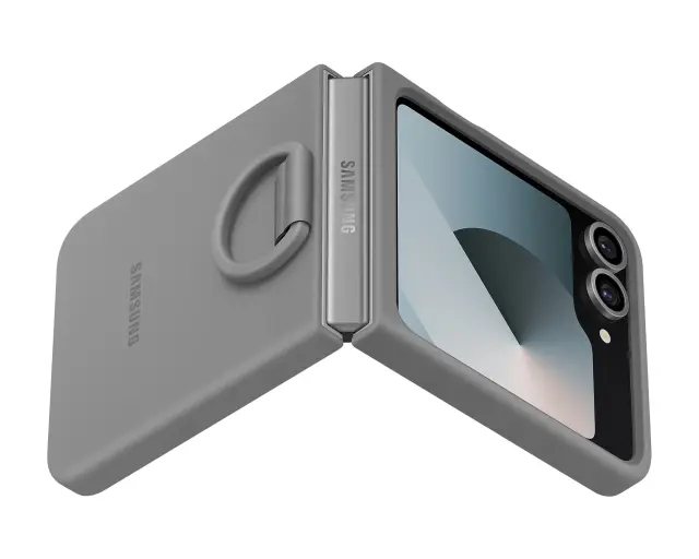 EF-PF741TJE Samsung Silicone Cover with Ring for Galaxy Z Flip 6/7 FE Gray 3