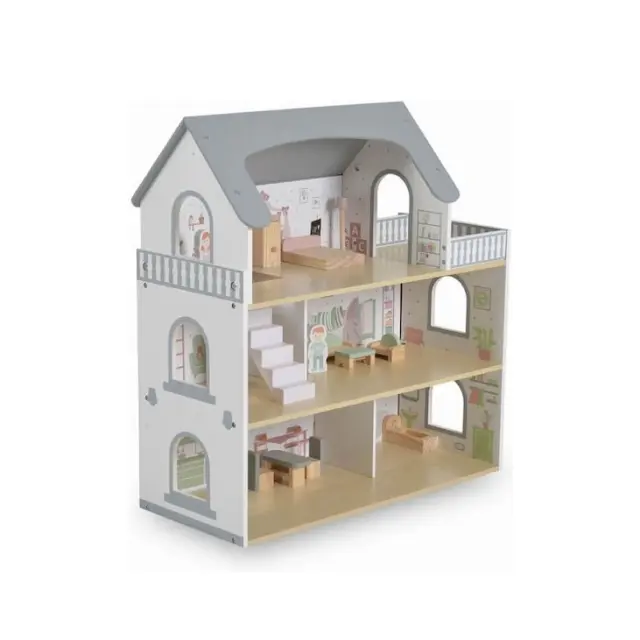 Moni Toys Ξύλινο Κουκλόσπιτο Ema 3801005602056