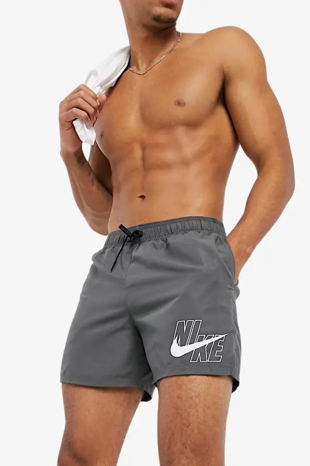 Nike 5" Volley Logo Ανδρικό Μαγιό Σορτς Κολύμβησης NESSA566 - XL