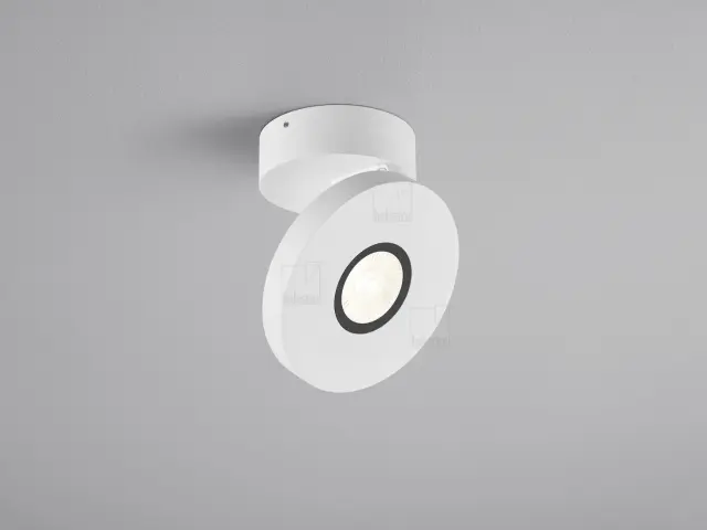 GOTO Πλαφονιέρα Οροφής Λευκό Ματ LED 8.5W 2700K IP54 Άσπρο