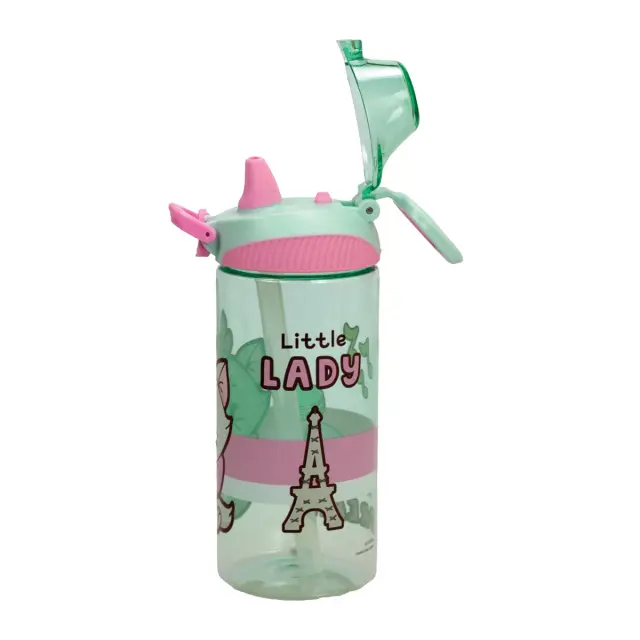 Gim Παγούρι Tritan με Καλαμάκι 450ml Disney Marie (552-25218) 2
