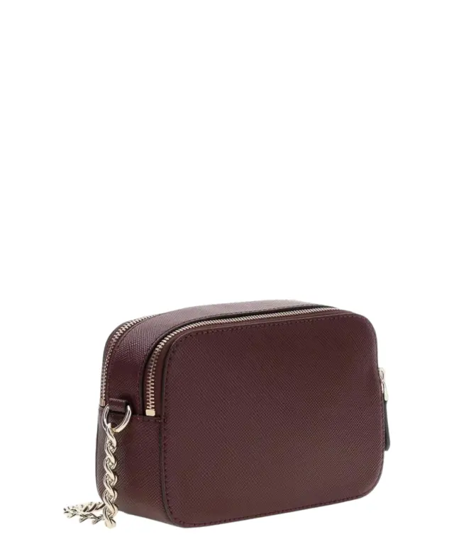 Guess - Γυναικεία Τσάντα Χιαστί HWZG9672140-BUR Μπορντό 2
