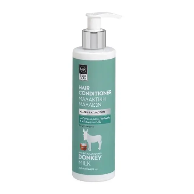 Bodyfarm Donkey Milk Hair Conditioner με Γάλα Γαϊδούρας 250 ml