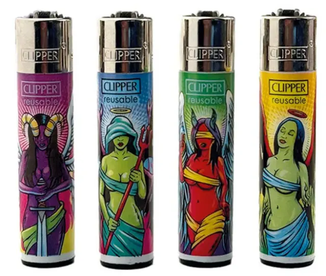 Clipper Αναπτήρας Μεγάλος - Angel vs Demon