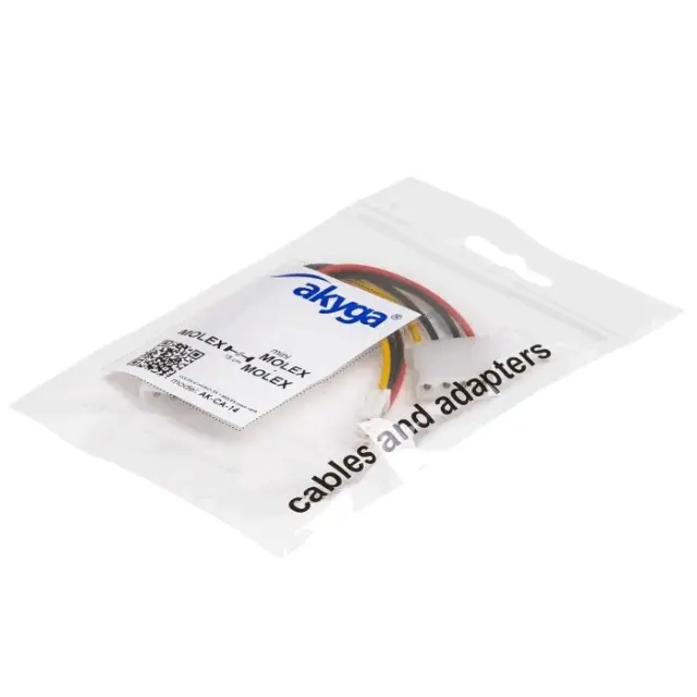 Αντάπτορας με Καλώδιο Akyga AK-CA-14 Molex Αρσενικό / Molex Θηλυκό / mini Molex Θηλυκό 2x 15cm 2