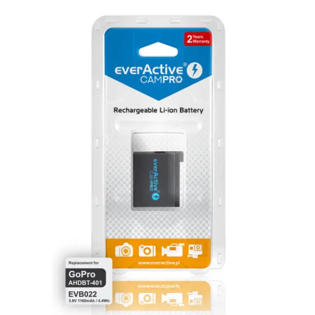 Everactive - Μπαταρία GoPro Hero 4 AHDBT-401 1160mAh Li-Ion EVB022