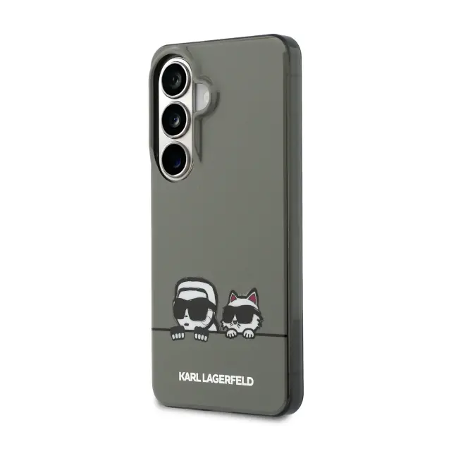 Karl Lagerfeld IML K&CH Peekaboo Logo Magnetic Case for Samsung Galaxy S26 Black 2