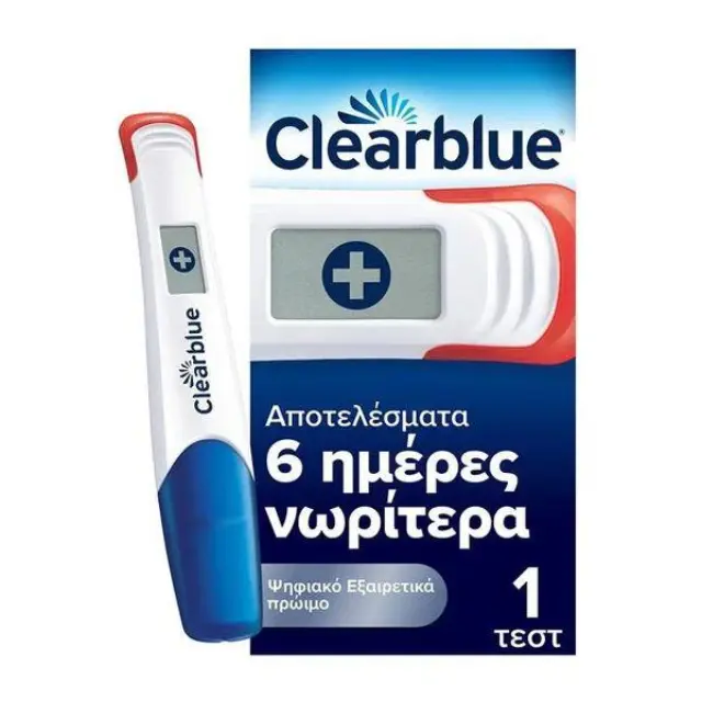 Clearblue Pregnancy Test Digital Ultra Early Ψηφιακό Τεστ Εγκυμοσύνης Εξαιρετικά Πρώιμη Ανίχνευση, 1τμχ