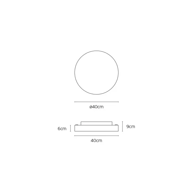 Eleso 04565/CE/WD/W/40 Φωτιστικό LED οροφής Φυσικό ξύλο 2