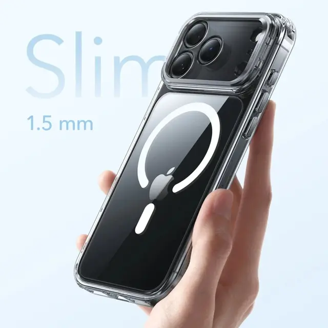 ESR - Classic Hybrid HaloLock Kickstand - iPhone 17 Pro - Clear 3