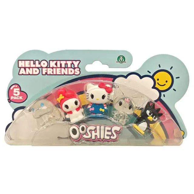 Φιγούρες Ooshies 5εκ. Σετ 5τμχ Hello Kitty