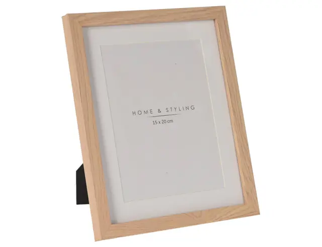 Κορνίζα H&S Collection με πασπαρτού, βάση, διαστάσεις 22x27cm και διαστάσεις φωτογραφίας 15x20cm NB1421700
