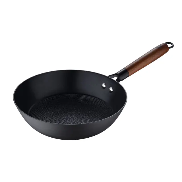 Master Pro Odin Wok από Πρεσσαριστό Σίδερο 24x44x7,5cm