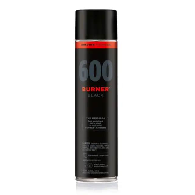 Molotow Burner Spray Paint 600ml - Black