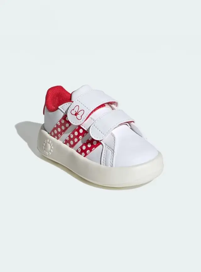 Βρεφικά Παπούτσια Adidas για Κορίτσια Disney Minnie Mouse Grand Court Red (Μεγέθη 19-27) ΡΟΖ 3