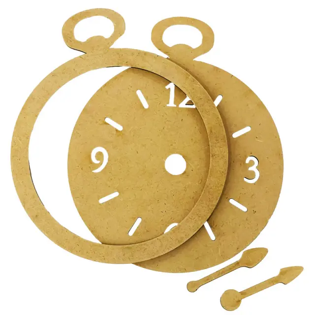 Διακοσμητικά σχέδια MDF, Stamperia, Ρολόι τσέπης, 18cm 2