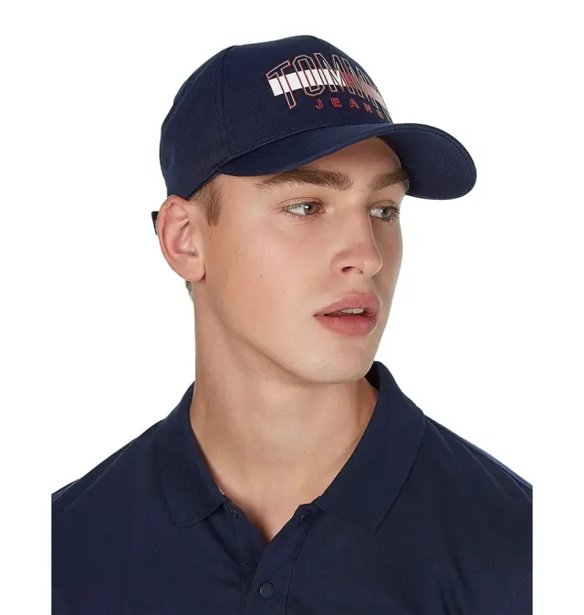 Καπέλο TOMMY JEANS 7523 TJM Graphic Cap Μπλε - ONE SIZE 2