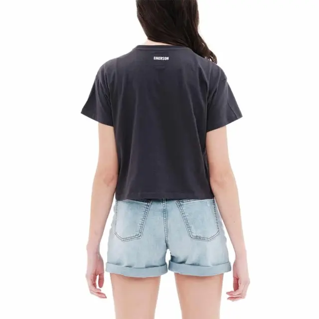 Emerson Women's T-Shirt (221.EW33.79-OFF BLACK) - Μαύρο 3