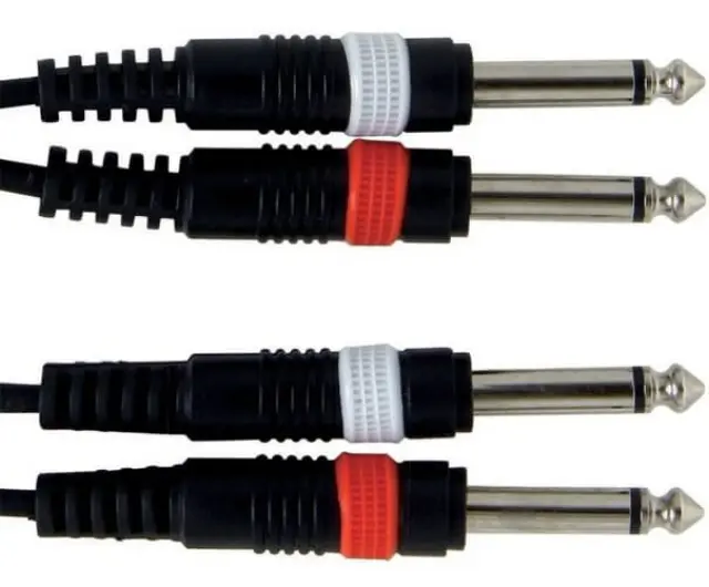 Alpha Audio 190175 Basic Line Διπλό Καλώδιο 2x 1/4Mono Jacks - 2x 1/4Mono Jacks 3m