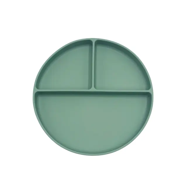 Dodo'sLand: Classic Plate -Mint- Πιάτο σιλικόνης με βεντούζα και χωρίσματα
