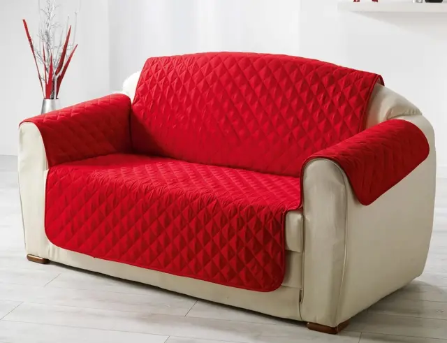 Κάλυμμα Καναπε Club Douceur d'intérieur με διαστάσεις 223x179cm - Red 1605236