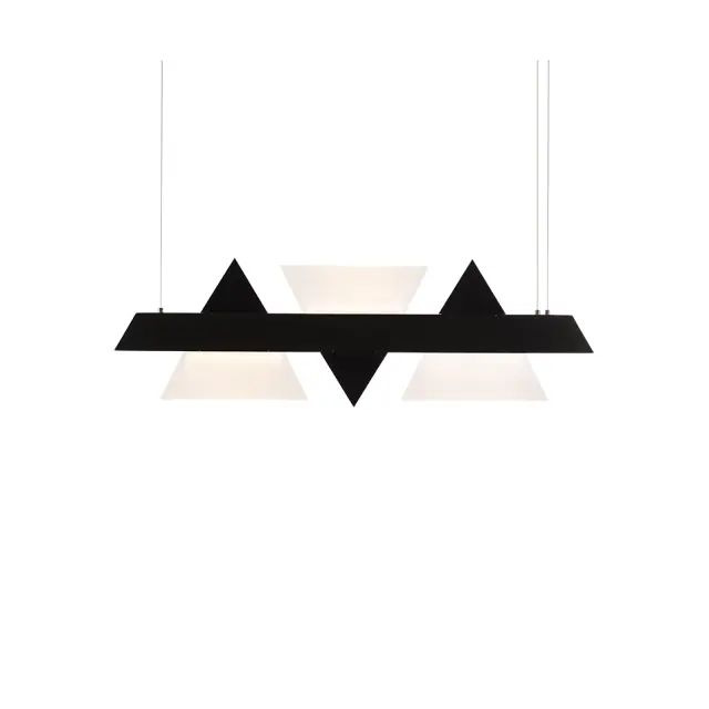 AcaLight Offer NETTO ΦΩΤΙΣΤΙΚΟ ΚΡΕΜΑΣΤΟ ΜΑΥΡΟ ΜΕΤΑΛΛΙΚΟ LED 18W 3000K 1960Lm IP20 1000Χ1200mm