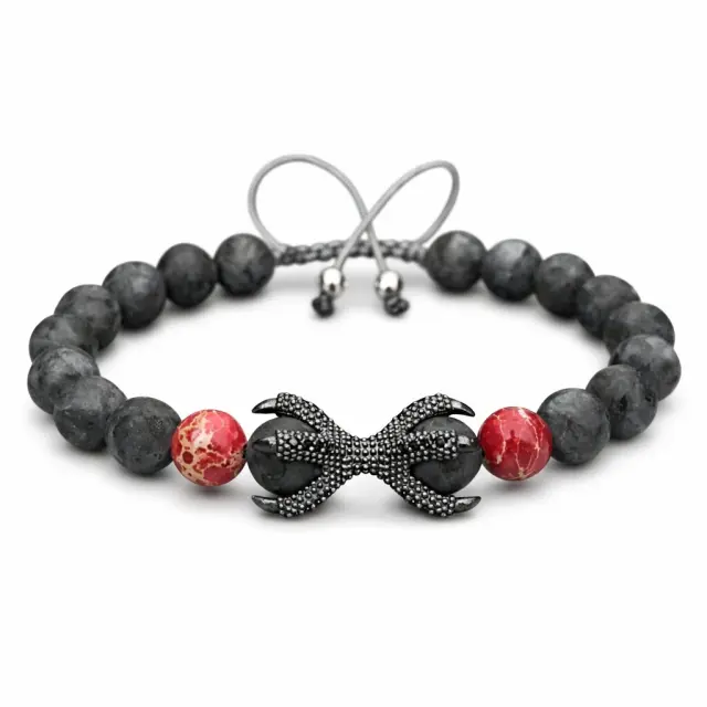 Ghetto Dragon Claw Macrame Bracelet
