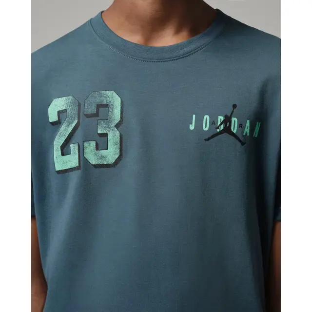 Jordan JDB Brooklyn Varsity ΠΑΙΔΙΚΗ ΜΠΛΟΥΖΑ (95F748-EA0) - Πετρόλ 3