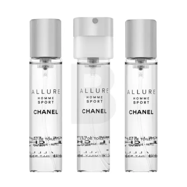 Chanel Allure Homme Sport - Refill Eau de Toilette for men 3 x 20 ml