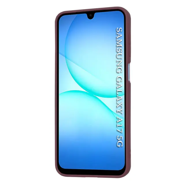 Techsuit® SoftFlex Θήκη για Galaxy A17/ A18 -Plum Red 3
