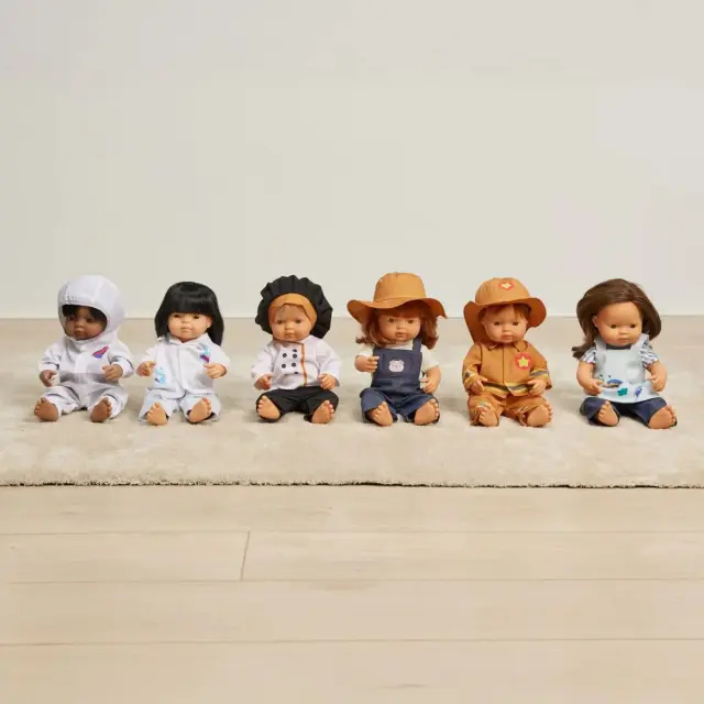 MINILAND DOLLS MINILAND ΣΕΤ ΡΟΥΧΑ FIREMAN 38 CM 3