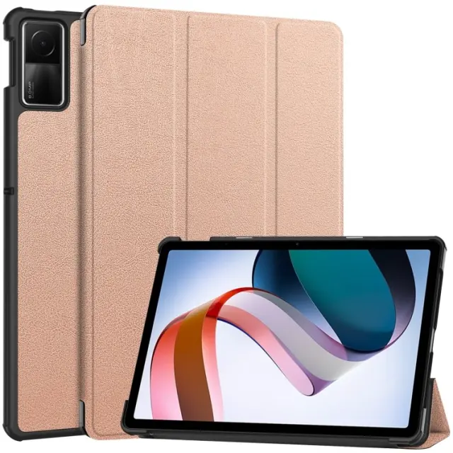 Θήκη Smart Flip Δερματίνης για Redmi Pad SE 11.0 /Redmi Pad 2- Rose Gold OEM