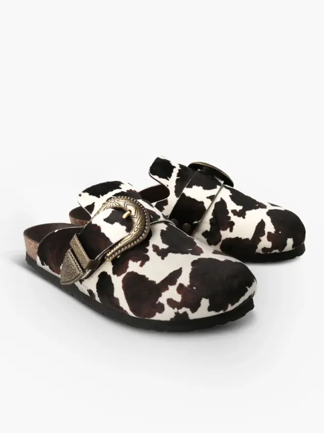 Genuins Σαμπώ Γυναικείο ύφασμα Prints GEN/HUMA VEGAN COW 3