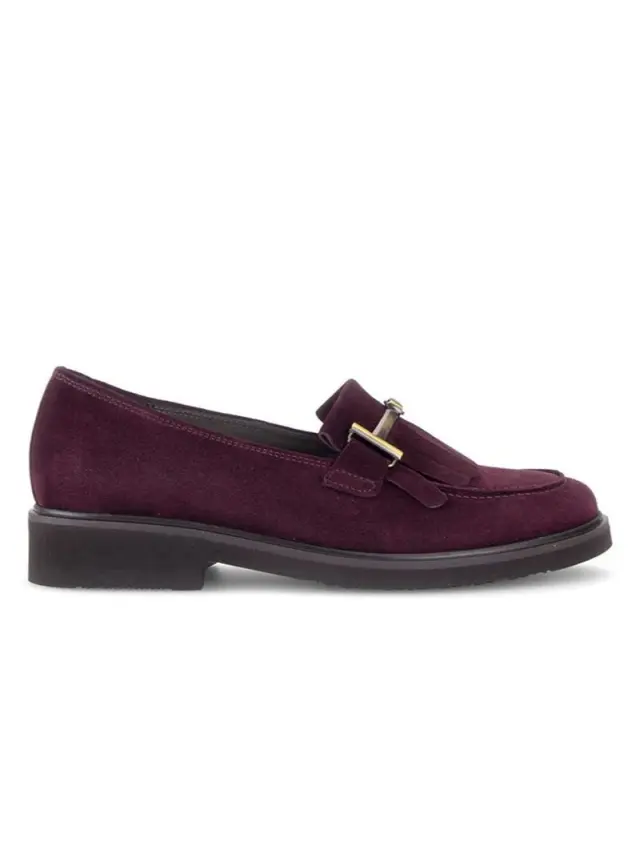 Gabor Μοκασίνια-Loafers Γυναικείο δέρμα Nubuck Μπορντώ GAB/401102 004-MULBERRY - 38 3