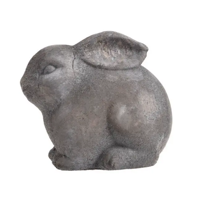 Κουνελάκι κεραμικό γκρι, 17cm