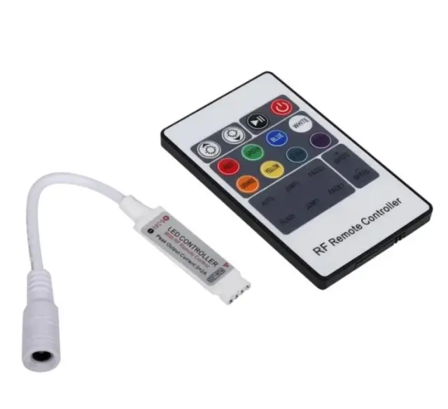 ATC Mini RF Ασύρματο RGB LED Τηλεχειριστήριο 5V-24V 12A 03.005.0227