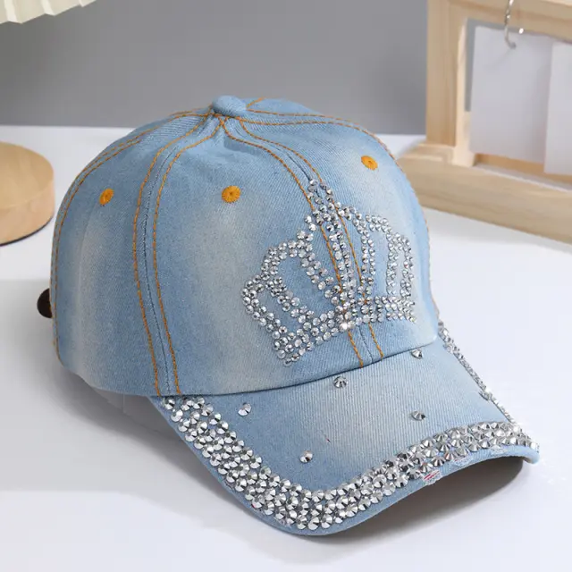 Ghetto Denim Bling Bling Cap 2