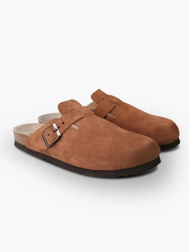 Genuins Σαμπώ Unisex δέρμα suede Καφέ GEN/RIVA MANDORLA 3