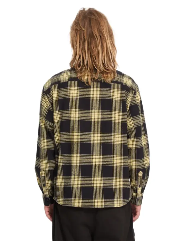 Volcom Ozzy Plaid Shirt ανδρικό καρό πουκάμισο μακρυμάνικο A0532610-1 2