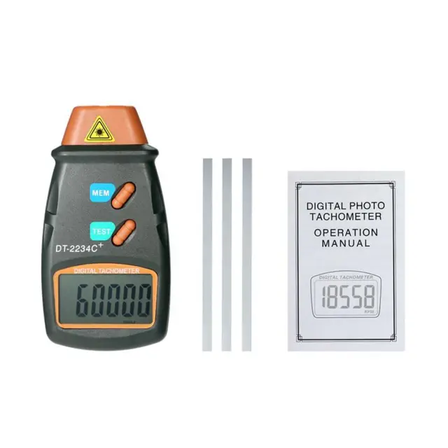 Ψηφιακό Ταχύμετρο – Στροφόμετρο με RPM και m/min DT-2234C+