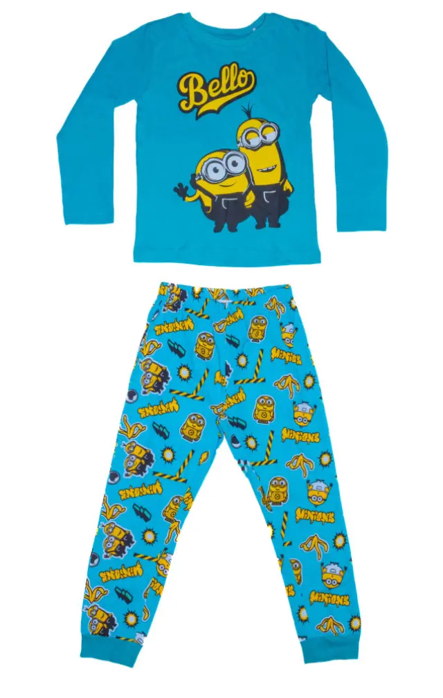Πιτζάμα Μακρυμάνικη Bello Minions Grey 80202660021 - 6-7 Y (122cm)