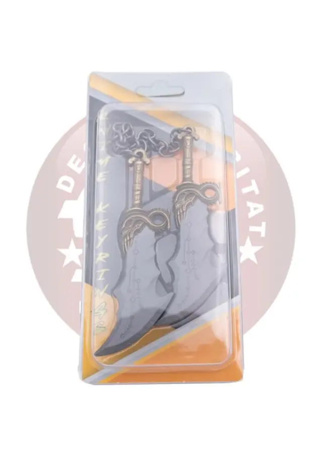 Μπρελόκ Μεταλλικό God of War Blades of Chaos 10 cm -A11787 2
