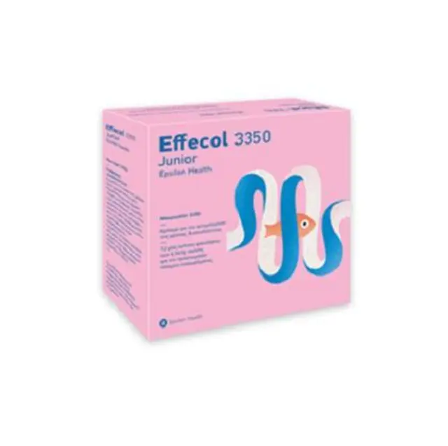 Epsilon Health Effecol 3350 Junior Oσμωτικό Υπακτικό Βοηθάει στην αντιμετώπιση δυσκοιλιότητας σε παιδιά (άνω των 2 ετών) και εφήβους, 24 Φακελίσκοι x 6,563g.