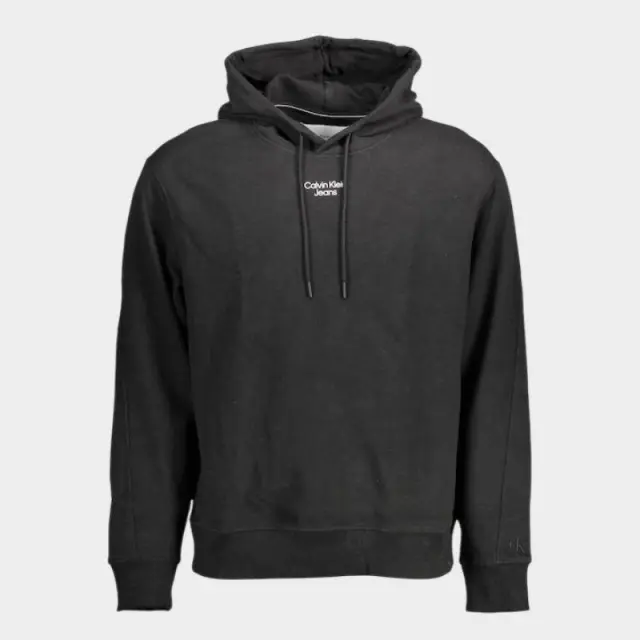 Calvin Klein - Ανδρικό Φούτερ με Κουκούλα J30J323435-BEH Μαύρο - 2XL