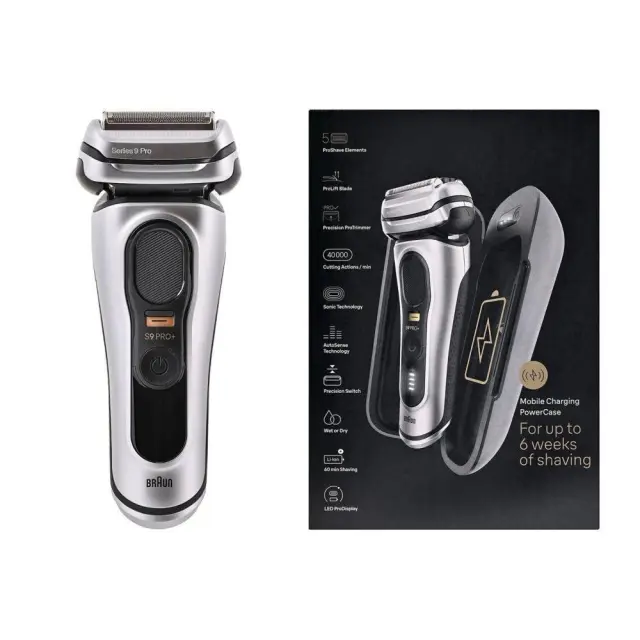 Braun Series 9 Pro 9577cc Foil shaver Silver