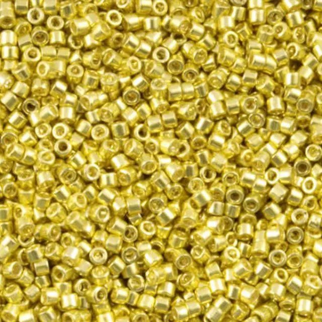 Χάντρα Miyuki Delica 11/0 - DB424 - Galvanized Dark Yellow ~7gr
