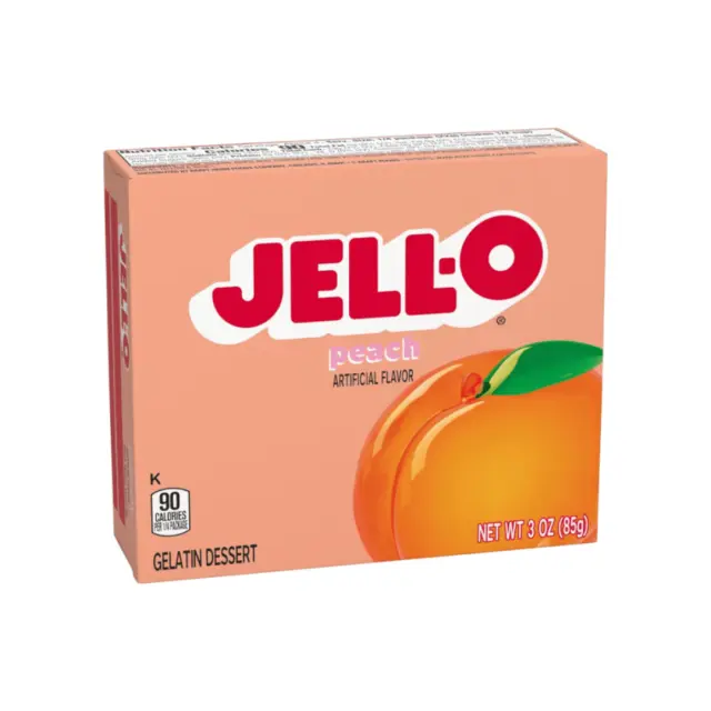 Jell-O Peach Gelatin Dessert 85gr
