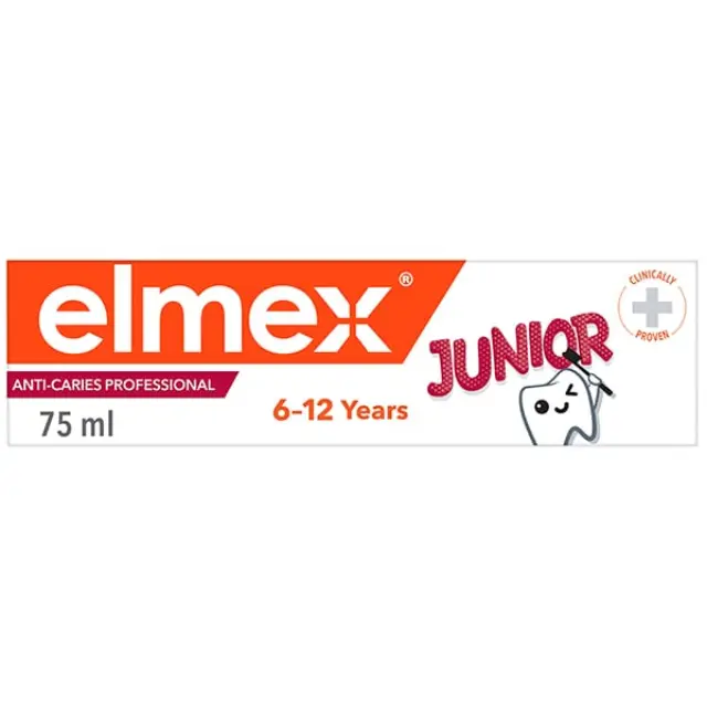 Elmex Junior Παιδική Οδοντόκρεμα 6-12 Ετών για Προστασία από Τερηδόνα 75ml